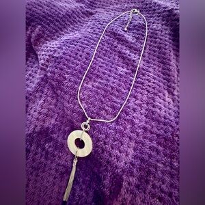 Elegant Silver Pendant Necklace